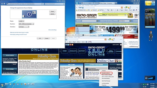 Windows 7 Crowded Desktop